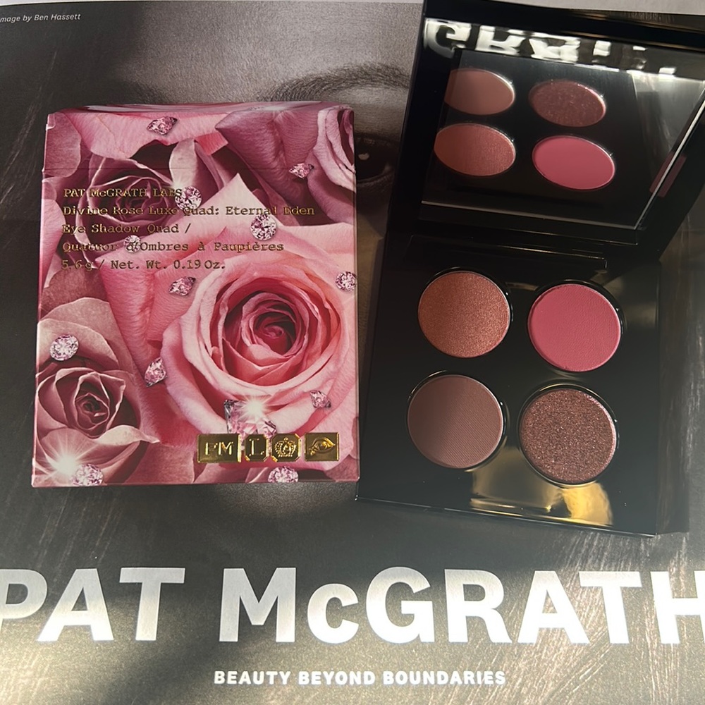 NIB Pat McGrath Labs
Divine Rose Luxe Quad: Eternal Eden